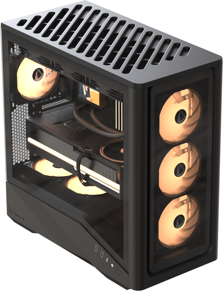 Компьютерный корпус Formula V Air Power G9 DUO PA (Air Power G9 DUO PA Black)