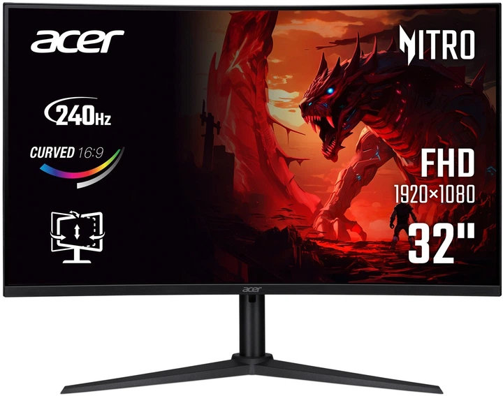 Монитор Acer Nitro XZ320QW0bmiiphx 31.5" - Black (UM.JX0EE.005)