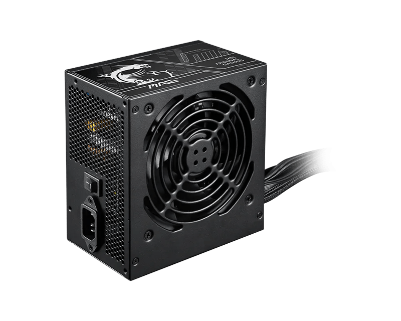 Блок питания MSI  750W, MAG A750BN PCIE5 II, ATX, 80+ BRONZE Черный (MAG A750BN PCIE5 II)