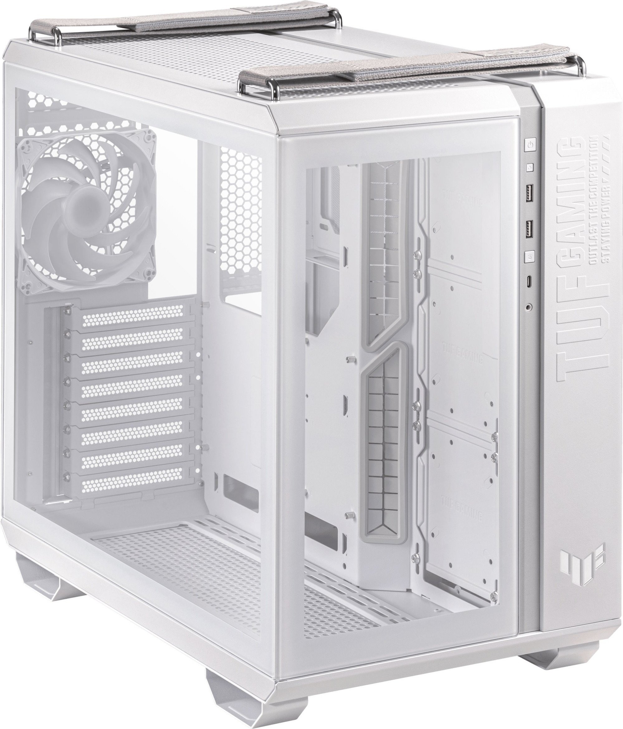 Корпус ASUS TUF Gaming GT502 PLUS TG ARGB WHITE (TUF GAMING GT502 PLUS TG ARGB WHITE)