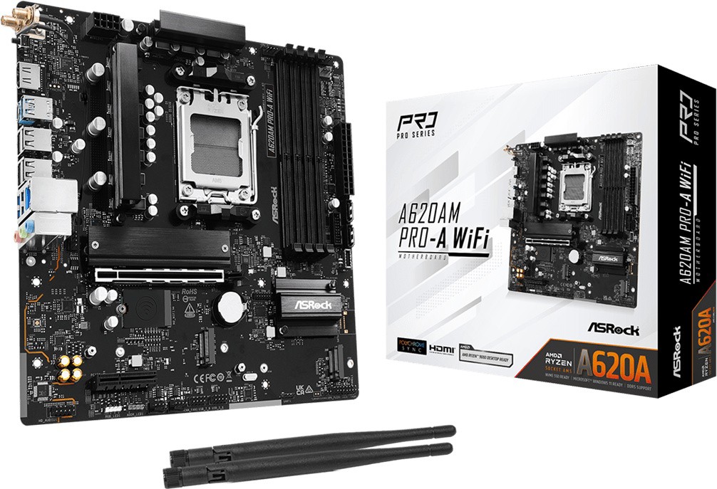 Материнская плата ASRock A620AM PRO-A WIFI (A620AM PRO-A WIFI)