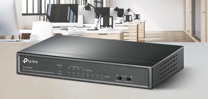 Коммутатор TP-Link TL-SF1008LP (TL-SF1008LP V3.0)