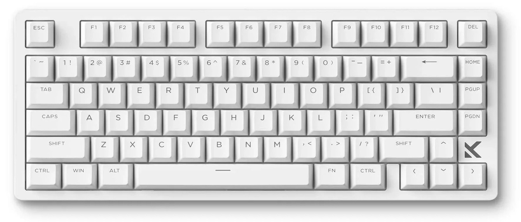Клавиатура MCHOSE Jet 75 E-sport, White, Kailh Magnetic God Switch (MC-Jet75-8)