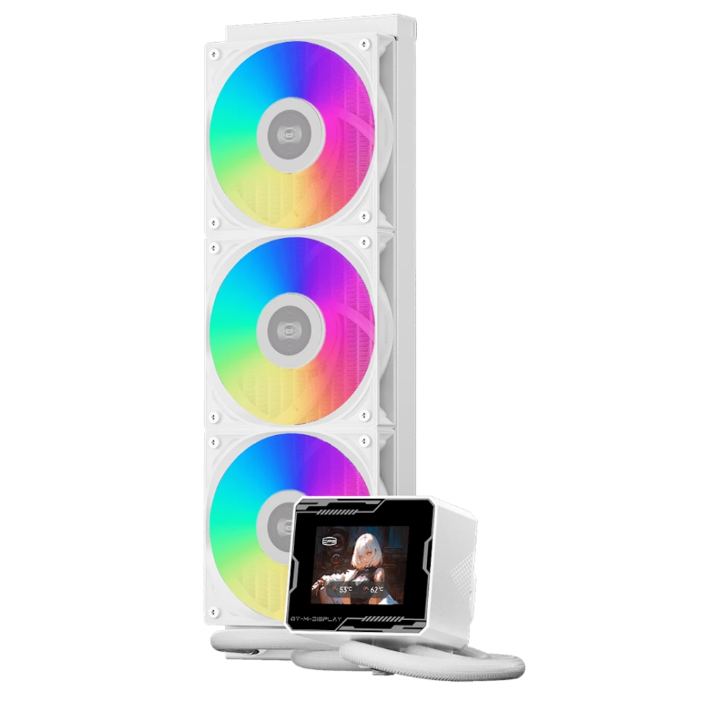 Водяное охлаждение для CPU PCCooler GT360M ARGB Display - Белый (GT360M ARGB Display WH)