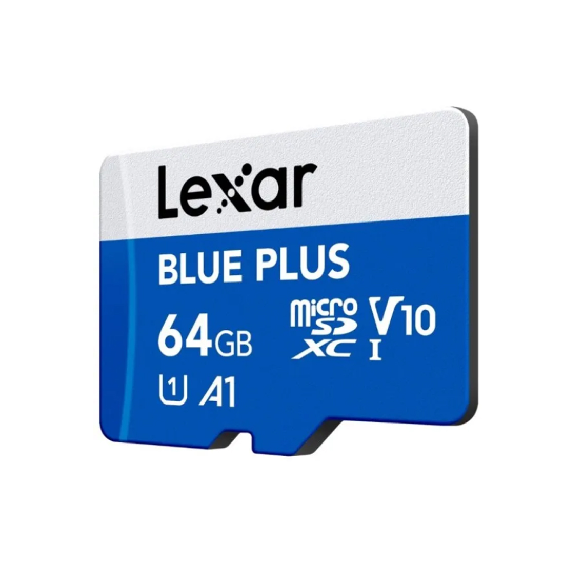Карта памяти Lexar Blue plus LMSBLPL064G-BNANG 64GB + адаптер (LMSBLPL064G-BNANG)