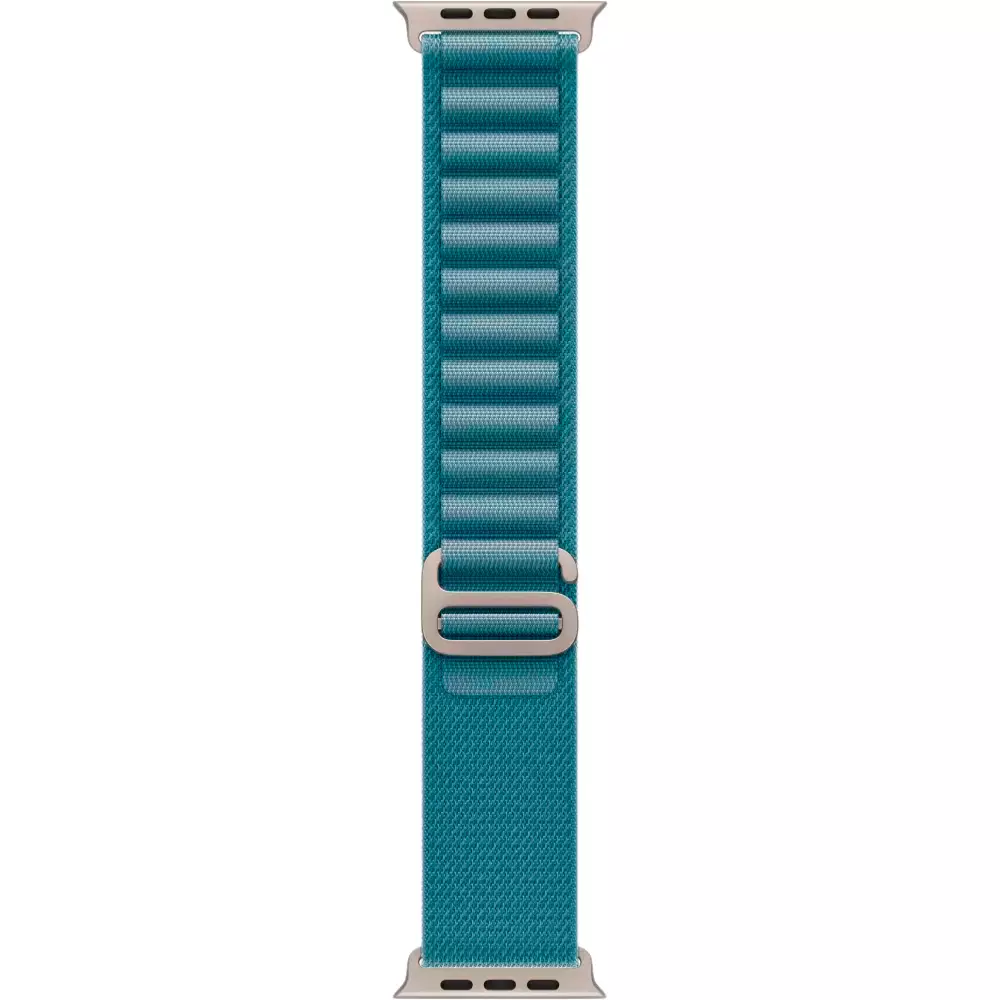 Смарт часы Apple Watch Ultra 3 GPS + Cellular 49mm Natural Titanium Case with Light Blue Alpine Loop - Medium (MEWM4QR/A)