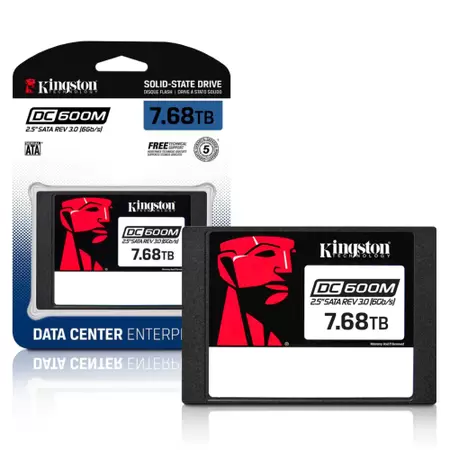 Kingston 7680G DC600M (Mixed-Use) 2.5'' Enterprise SATA SSD (SEDC600M/7680G)