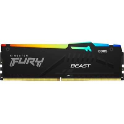 Оперативная память Kingston Fury Beast RGB 8Gb 5200MHz DDR5 DIMM KF552C40BBA-8 (KF552C40BBA-8)