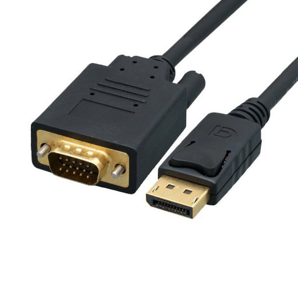 Кабель SVGA, DisplayPort to D-Sub (VGA), 5m, Cablexpert CCP-DPM-VGAM-5M (CCP-DPM-VGAM-5M)