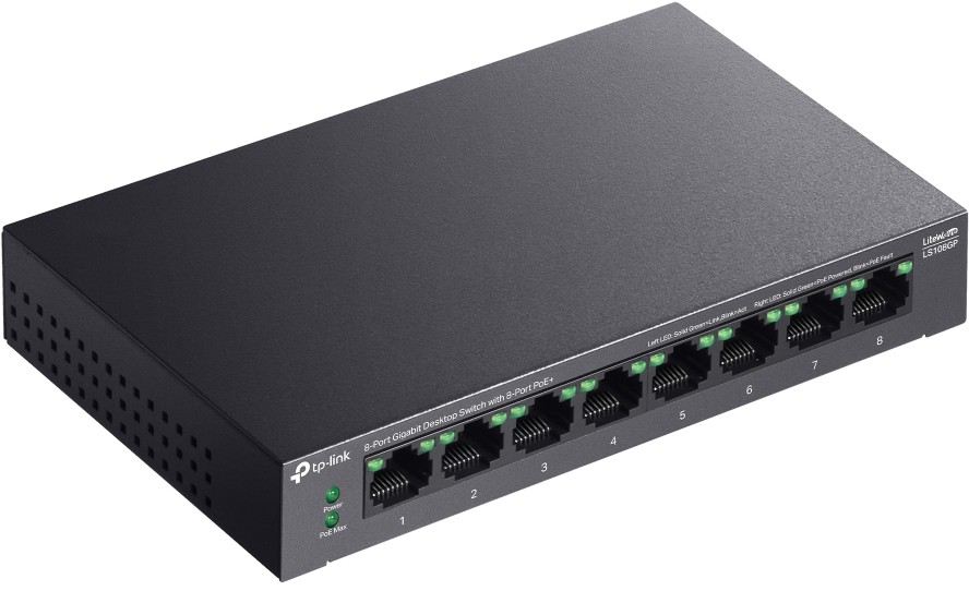 Коммутатор Tp-Link LS108GP (LS108GP(UN))