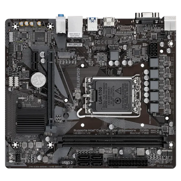 Материнская плата GIGABYTE H610M H V2 (H610M H V2)