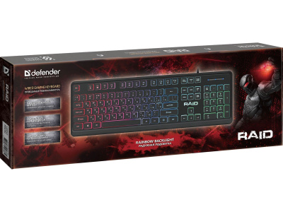 Клавиатура USB Defender Raid GK-778DL (45778)