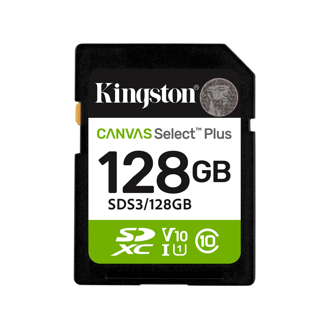Карта памяти Kingston Canvas Select Plus C10 UHS-I U1 V10 128GB (SDS3/128GB)