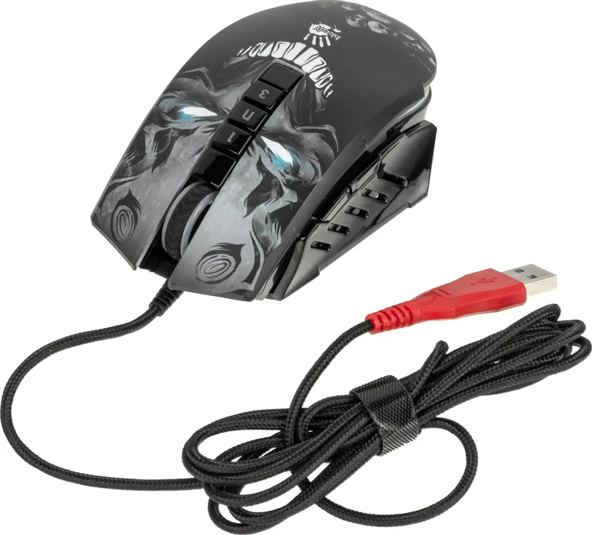 Мышь A4Tech Bloody P85s Skull, Black (P85S SKULL ACTIVATED)