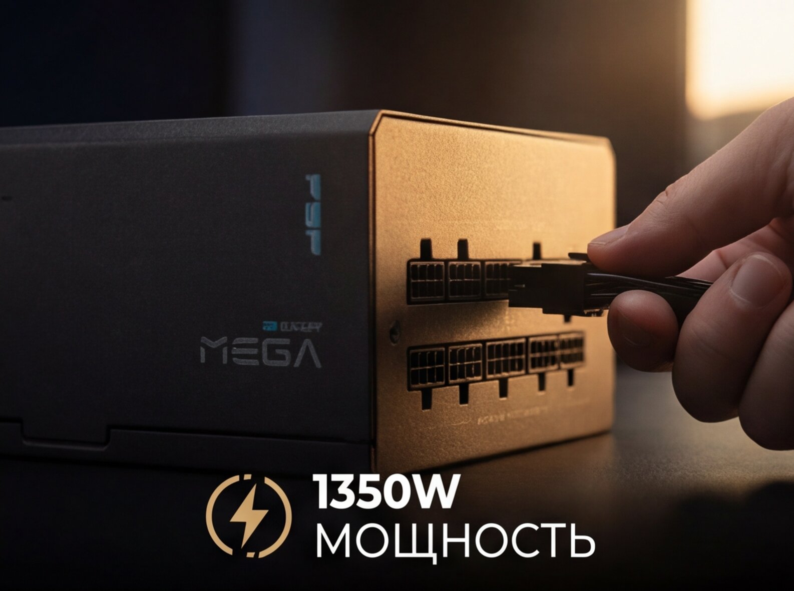 Блок питания FSP MEGA-1350TI, 1350W, FULL MODULAR, ATX APFC (PPA13F0211)