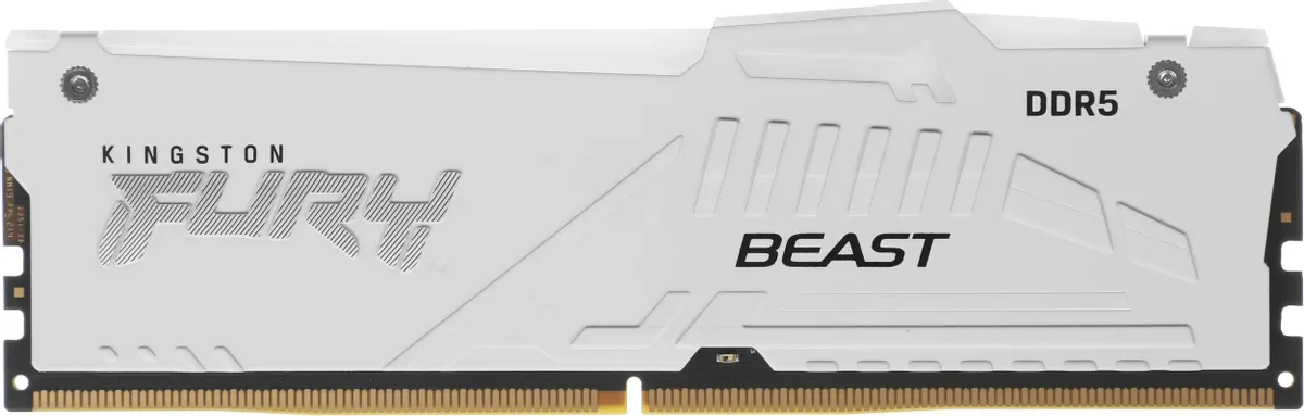 Оперативная память Kingston FURY Beast RGB XMP DDR5 32GB 5200MT/s, White (KF552C40BWA-32)