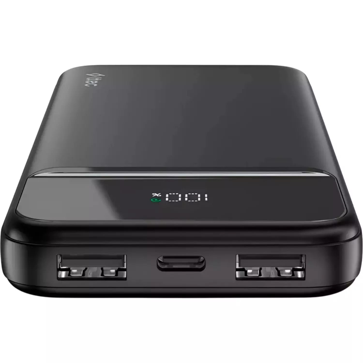 Пауэрбанк ttec ReCharger LCD, 10.000mAh - Black (2BB233S)