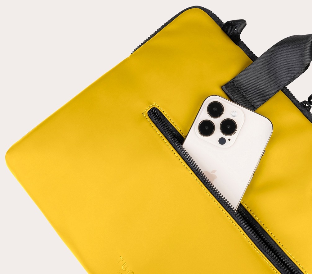 Сумка для ноутбука Tucano Gommo Super Slim Bag 14, Yellow (BSGOM1314-Y)