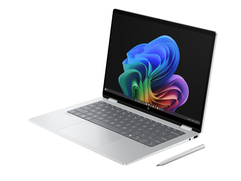 Ноутбук HP OmniBook X Flip 2-in-1 Laptop Next Gen AI 14-fm0015ci 14" - Glacier Silver (C1UM9EA)