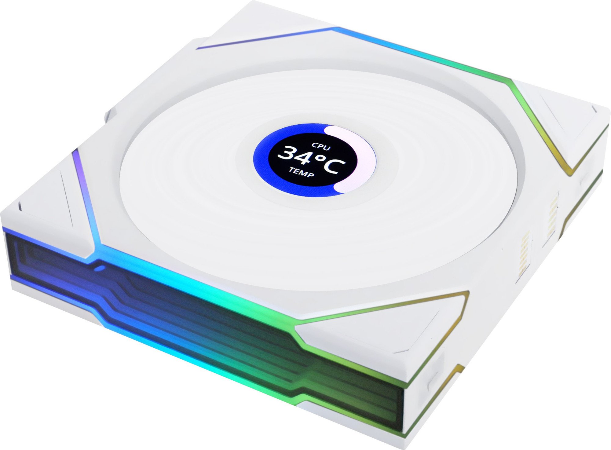 Вентилятор для корпуса Lian Li UNI FAN TL120 LCD Reverse Blade Wireless 3x120mm (G99.12RTLLCD1W3W.00)