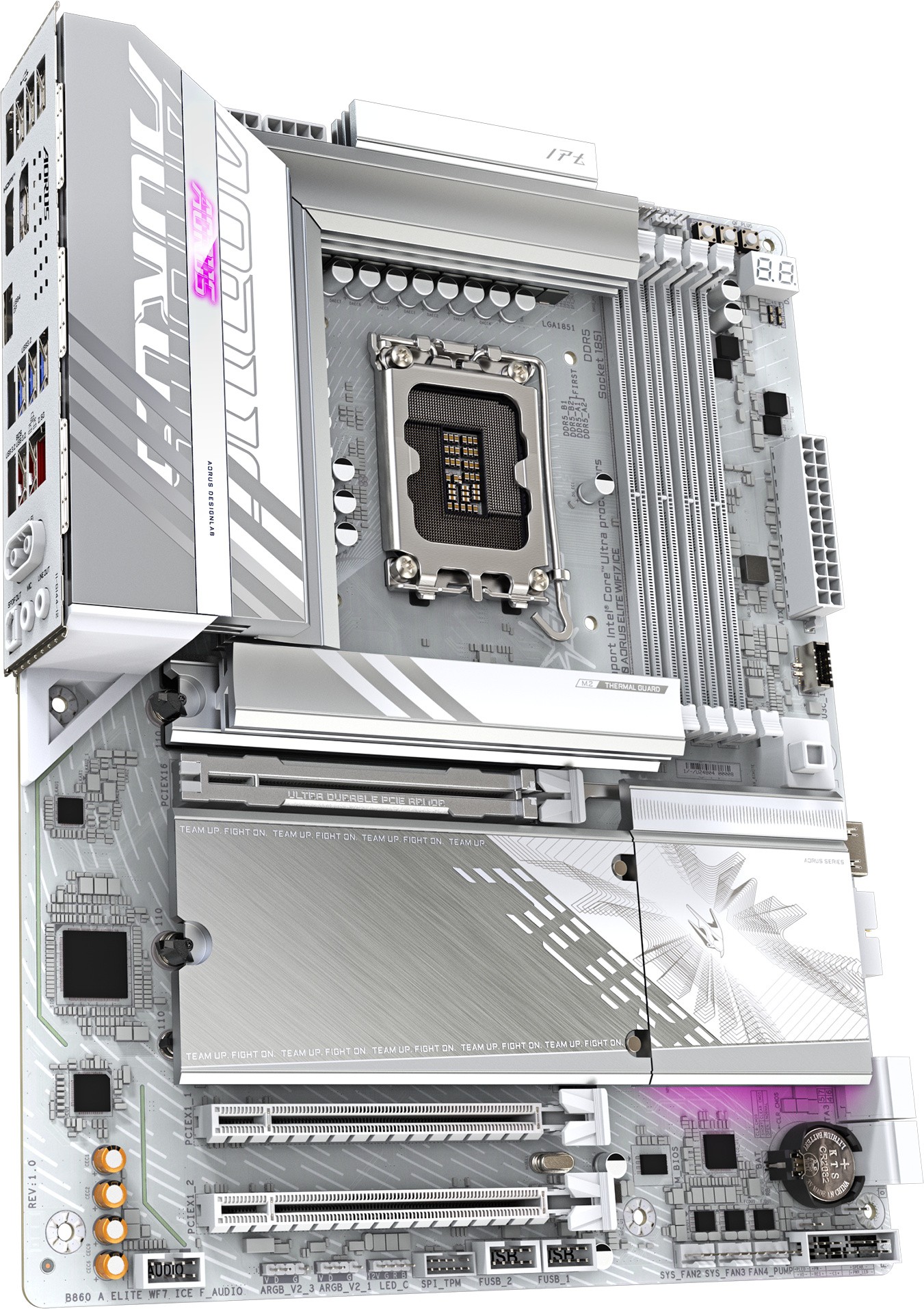 Материнская плата Gigabyte B860 AORUS ELITE WIFI7 ICE (B860 A ELITE WF7 ICE)