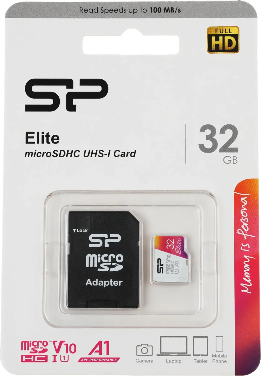 Карта памяти Silicon Power New Elite 32GB (SP032GBSTHBV1V20SP)