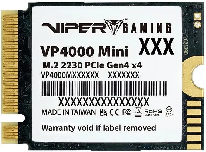 Твердотельный накопитель SSD Patriot  VP4000 Mini 1TB  (VP4000M1TBM23)