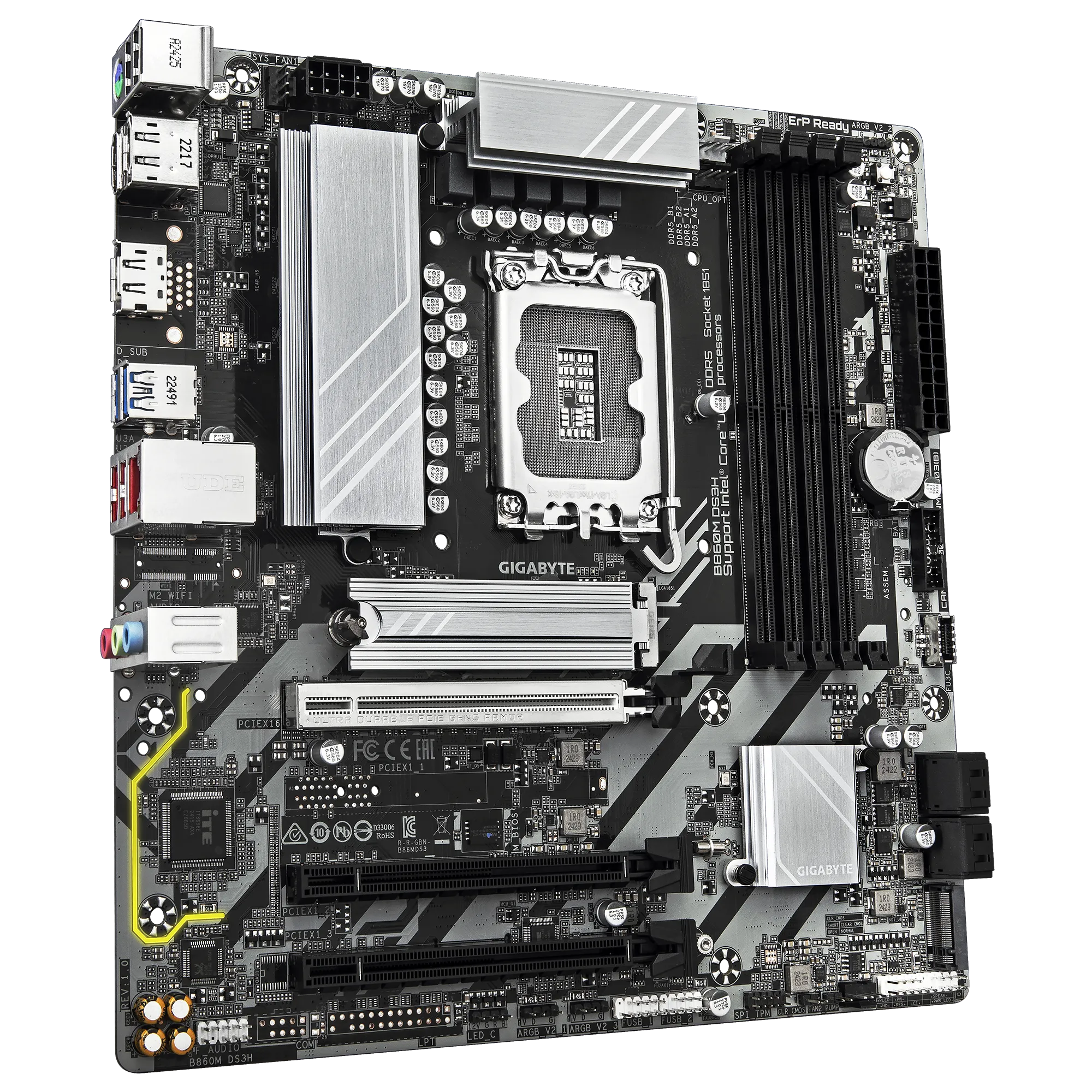 Материнская плата Gigabyte B860M DS3H (B860M DS3H)