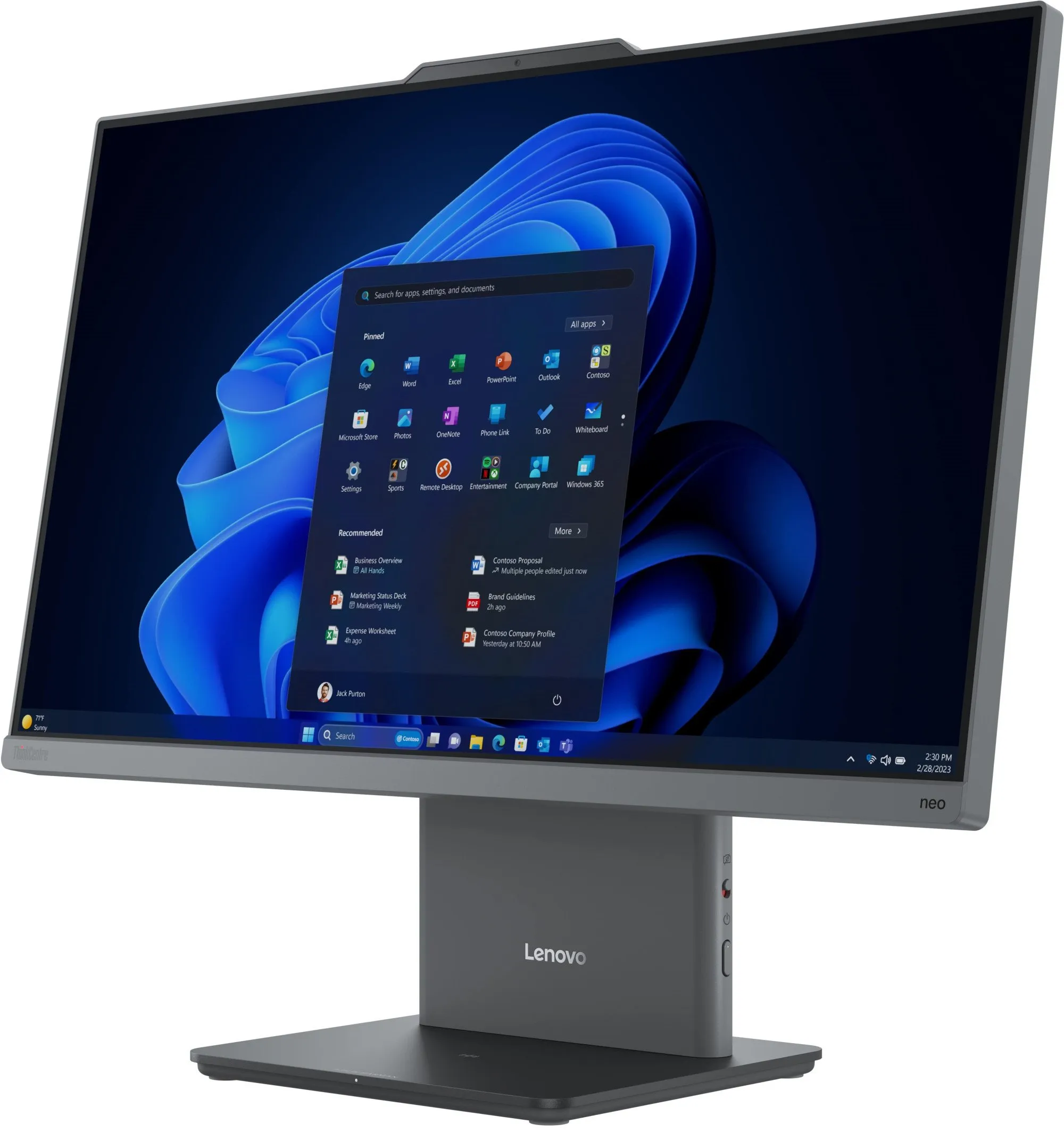 Моноблок Lenovo ThinkCentre neo 50a 24 Gen 5 (12SC000-RRU)