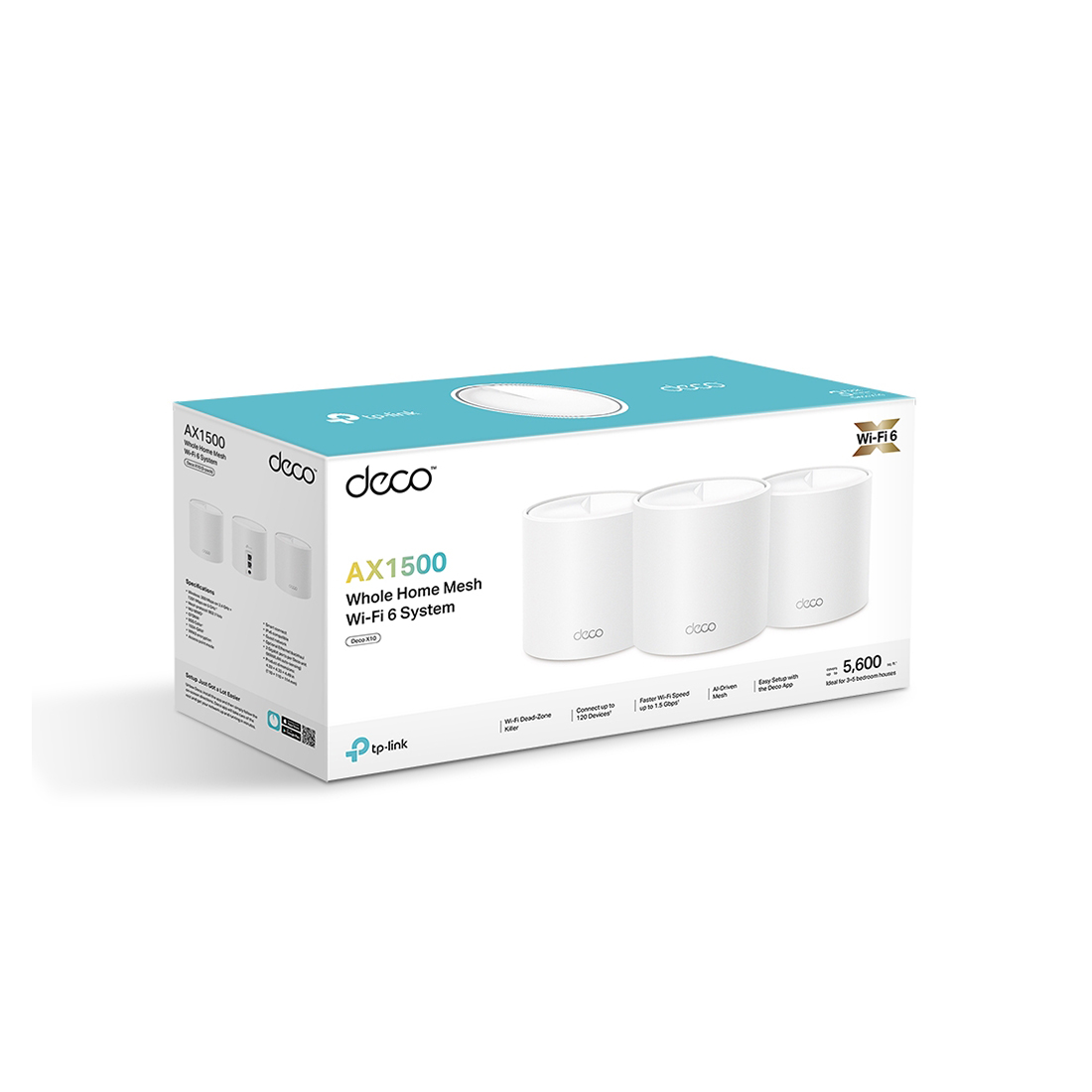 Беспроводная MESH-система Wi-Fi TP-Link Deco X10(3-pack) (Deco X10(3-pack))