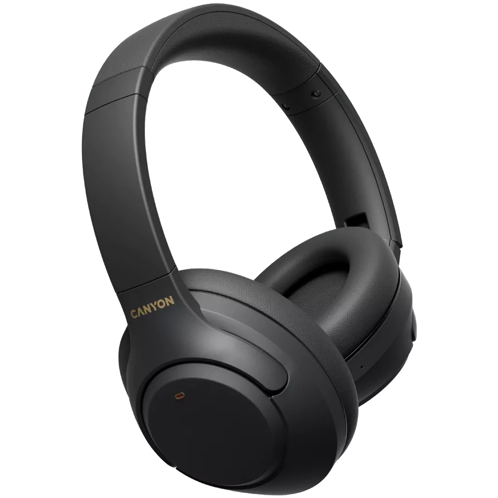 Наушники беспроводные накладные Canyon OnRiff 6 ANC, Black (CNS-CBTHS6BK)