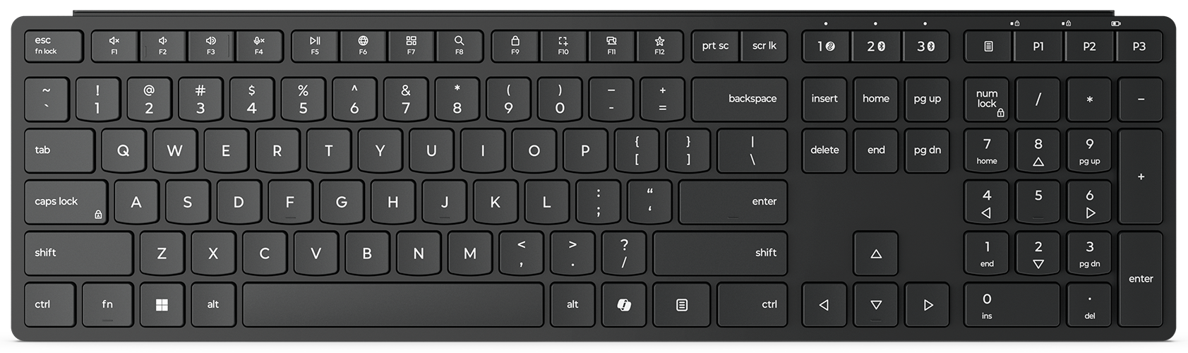 Клавиатура Lenovo Wireless Multi-Mode Pro Keyboard 6000 - Russian/Cyrillic (4Y41S04687)