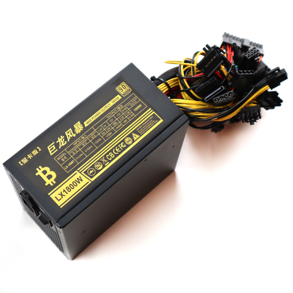 Блок питания ATX 1800W JULONGFENGBAO LX1800T (LX1800T)