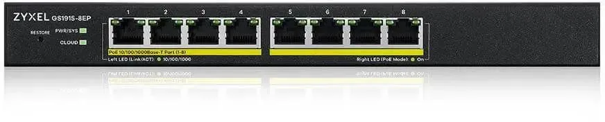 Коммутатор Zyxel NebulaFlex GS1915-8EP (GS1915-8EP-EU0101F) Коммутатор Zyxel NebulaFlex GS1915-8EP (GS1915-8EP-EU0101F)