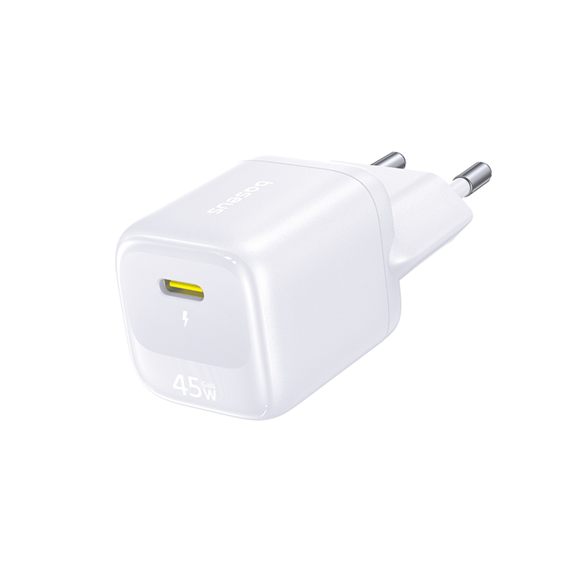Адаптер питания Baseus FN22 1C 45W EU Moon White (E0123301)