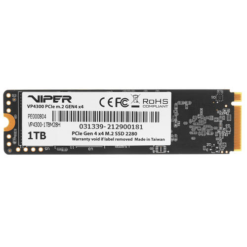 Накопитель SSD M.2 NVME Patriot 1TB VP4300 2280  (VP4300-1TBM28H)