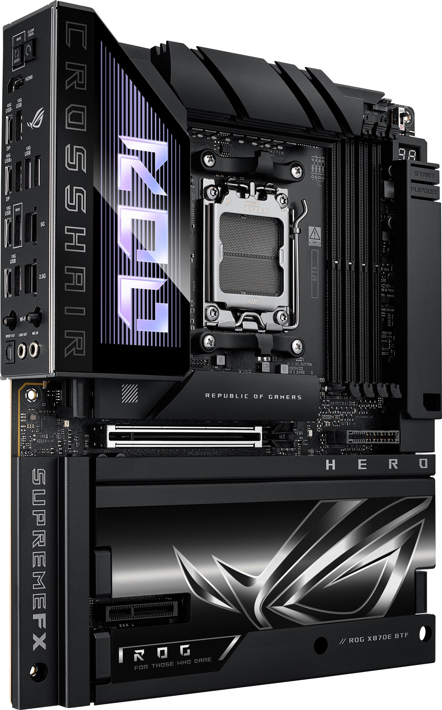 Материнская плата ASUS ROG CROSSHAIR X870E HERO BTF (ROG CROSSHAIR X870E HERO BTF)