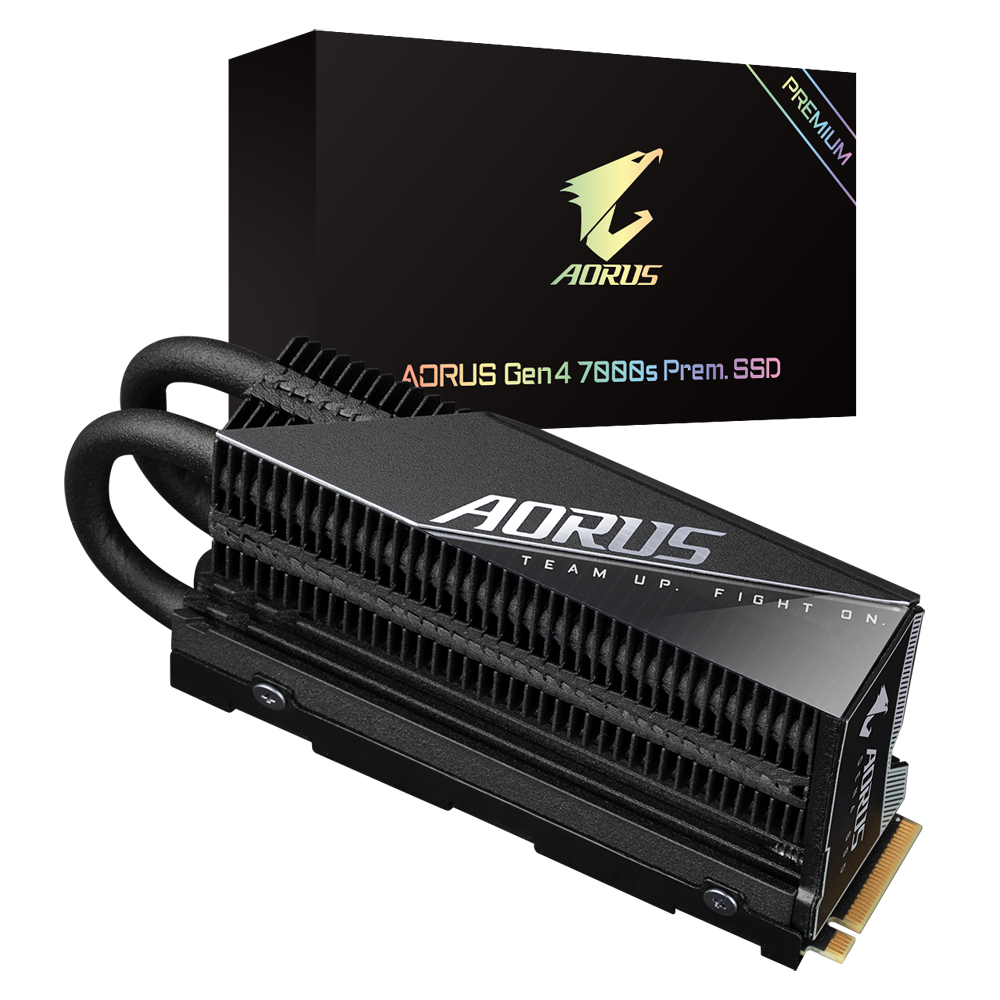 Твердотельный накопитель SSD Gigabyte AORUS Gen4 7000s Prem. SSD 1TB (GP-AG70S1TB-P)