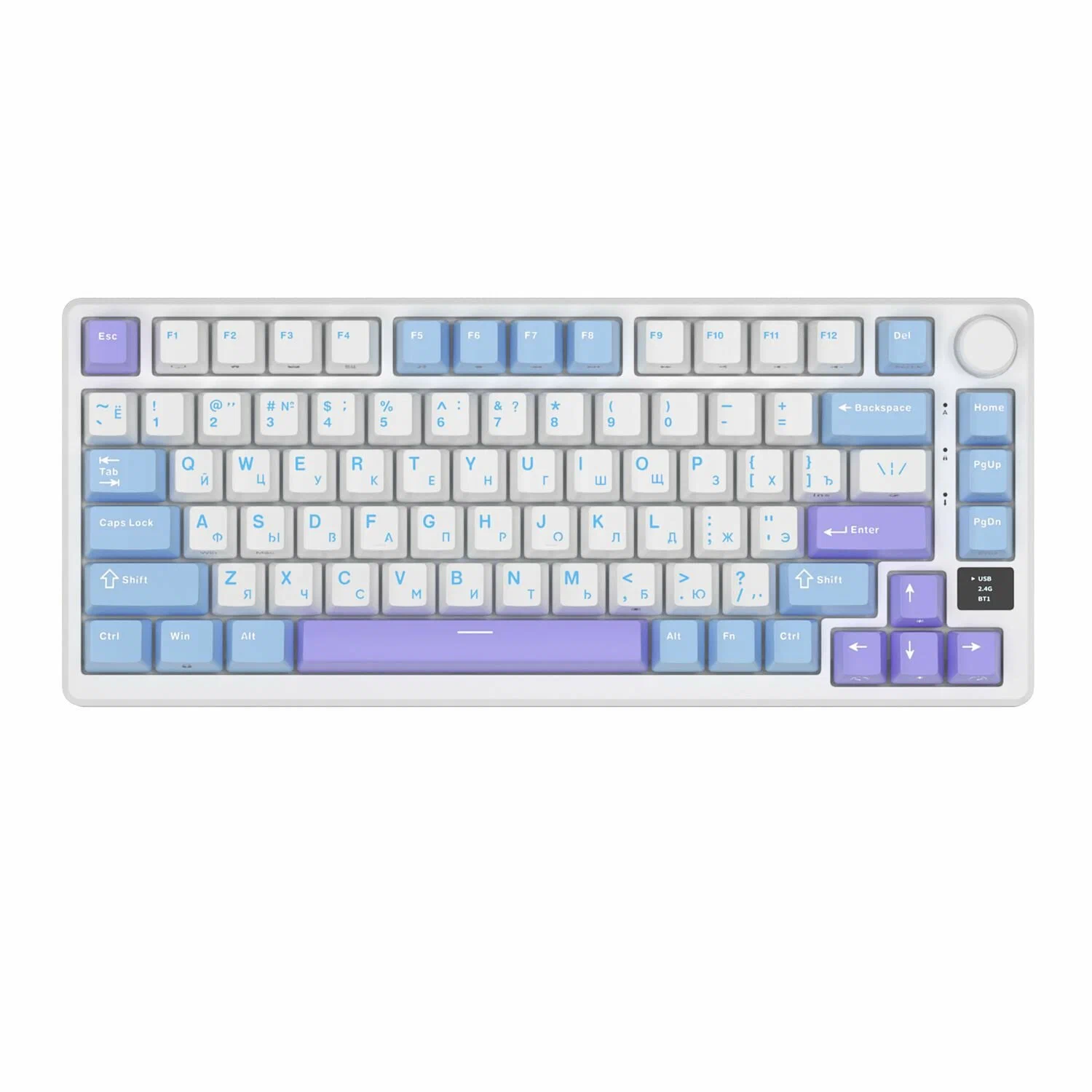  Клавиатура Royal Kludge RK-M75 (RK-M75 Taro Milk)