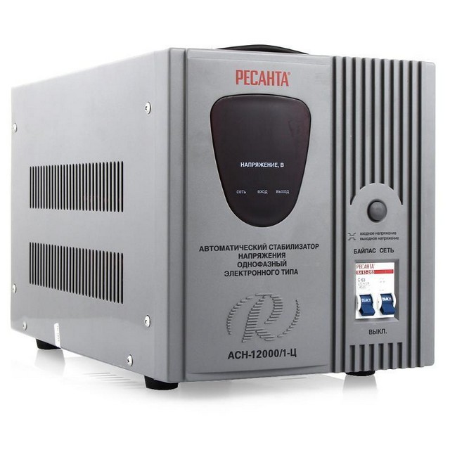 Стабилизатор напряжения Ресанта АСН-12000/1-Ц (АСН-12000/1-Ц)