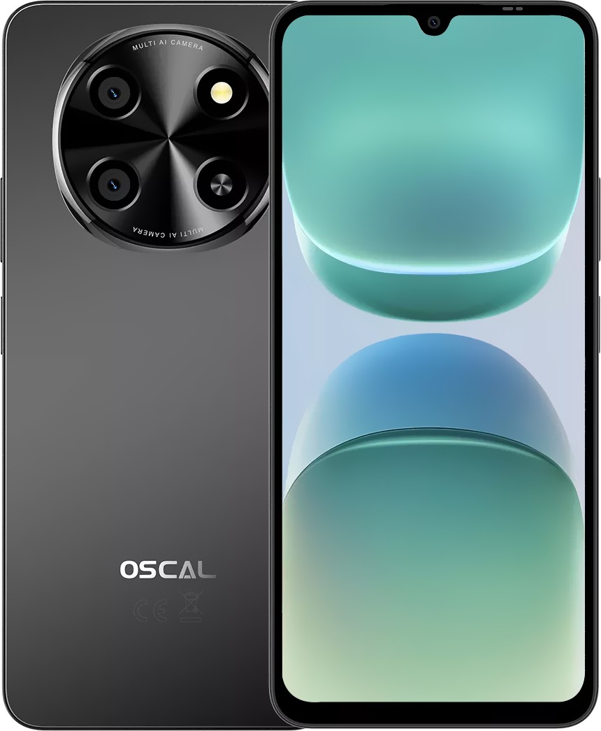 Смартфон Oscal Tiger 8 5G, 4/128GB - Platinum Black (TIGER 8 PLATINUM BLACK 4/128GB)