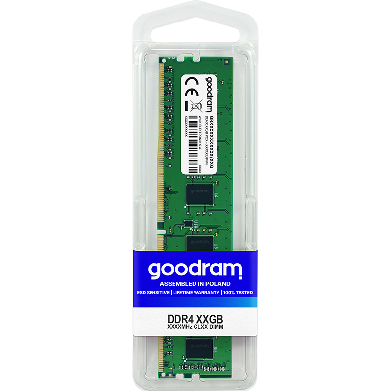 Оперативная память GOODRAM 16GB 3200MHz CL22 DIMM (GR3200D464L22/16G)