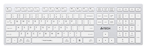 Клавиатура беспроводная A4tech Fstyler FBX50C White (FBX50C White)