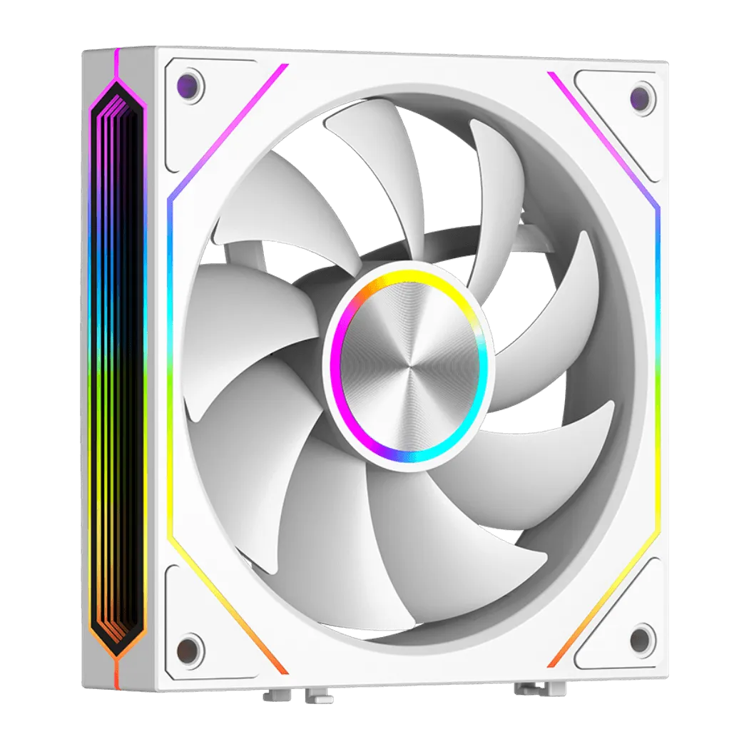Вентилятор для корпуса PCCooler F3 X120 ARGB WH White (F3 X120 ARGB WH 3IN1)