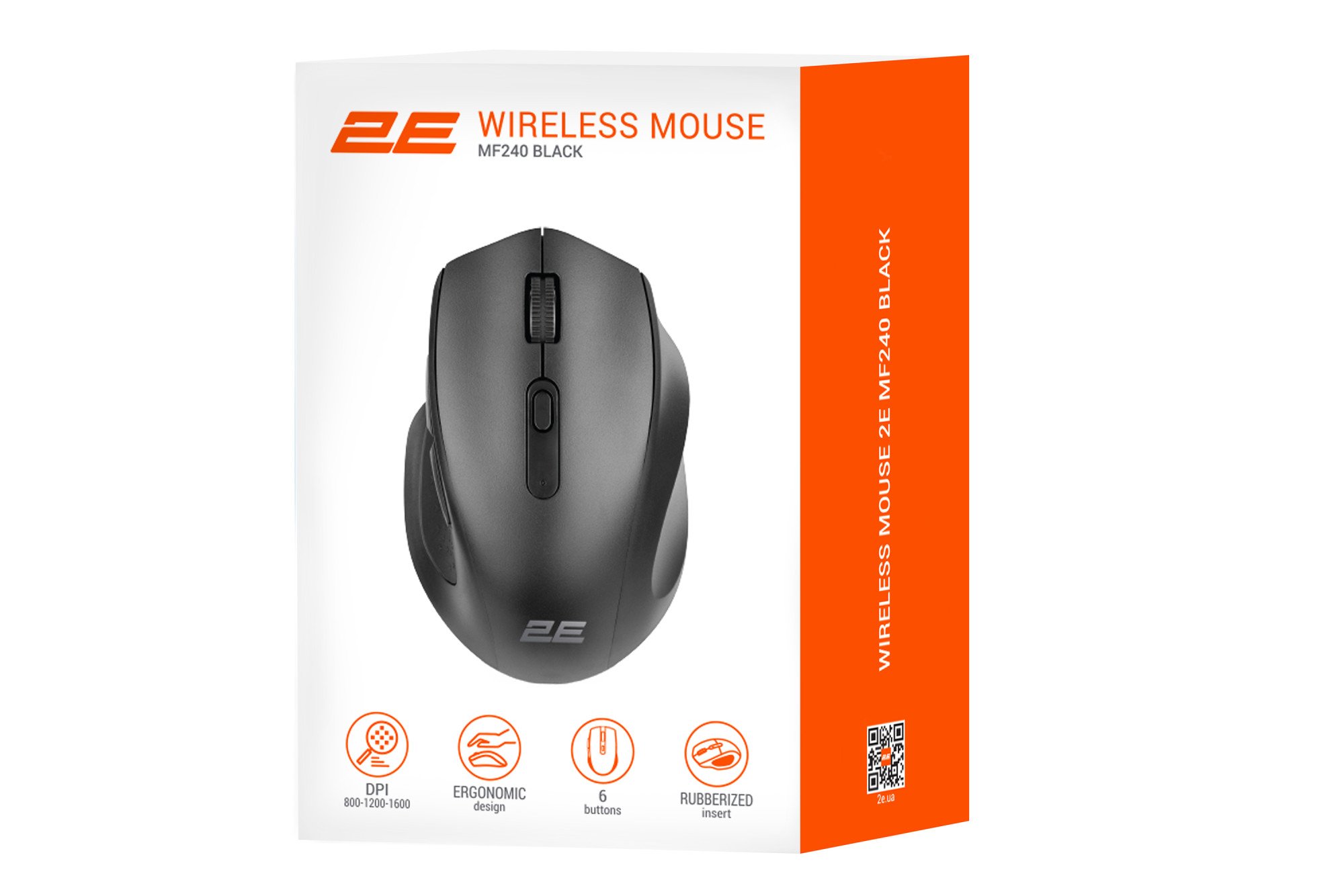 Мышь 2E MF240 Silent, Black (2E-MF240WB)