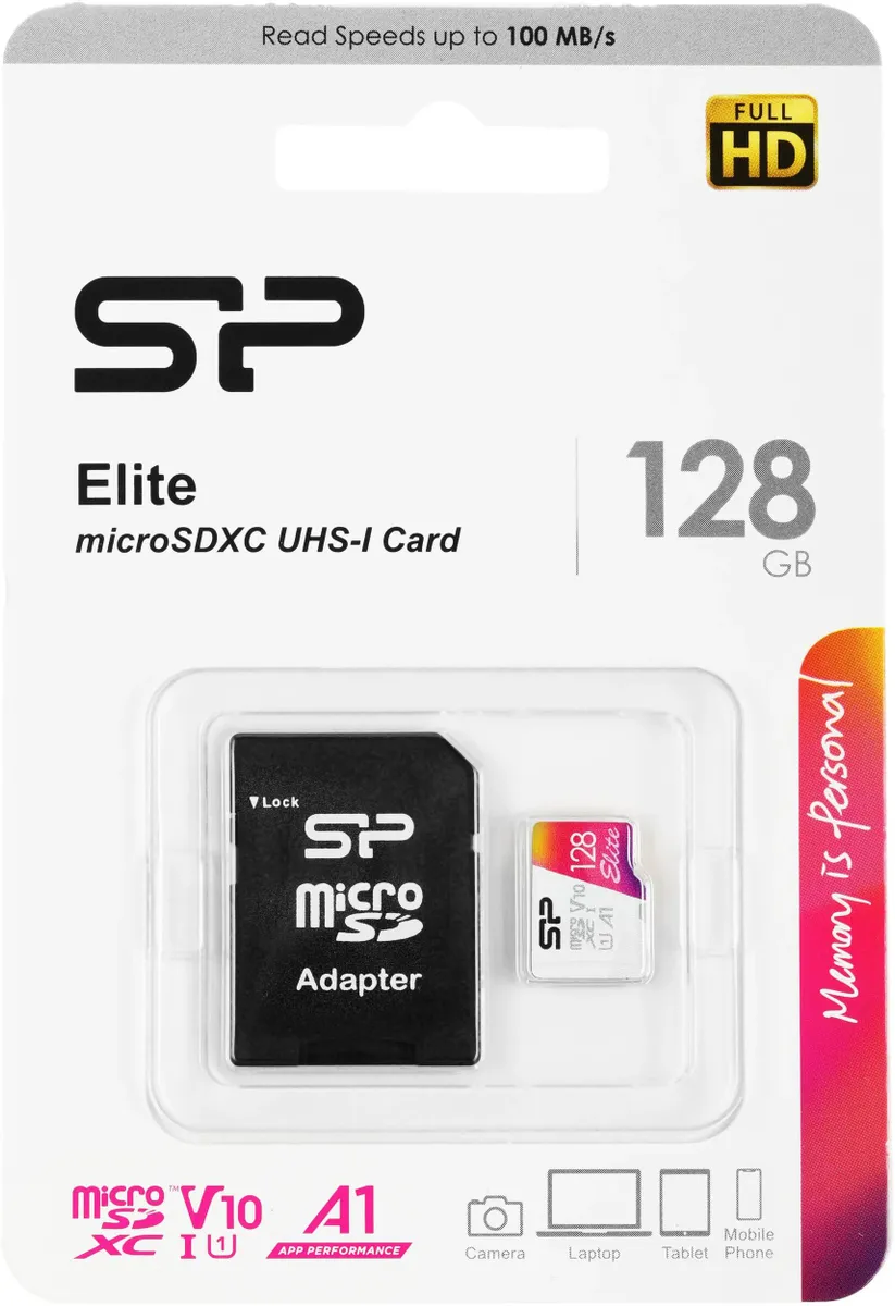 Карта памяти Silicon Power Elite 128GB (SP128GBSTXBV1V20SP)