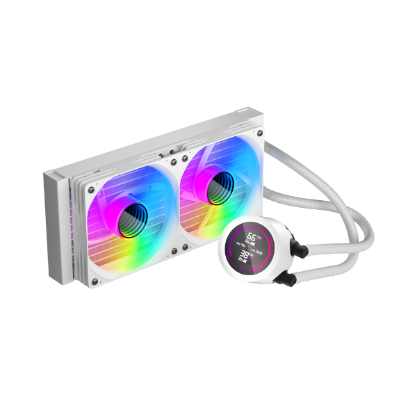 Кулер с водяным охлаждением 1STPLAYER TS4 240 WHITE (TS4-240-WH)