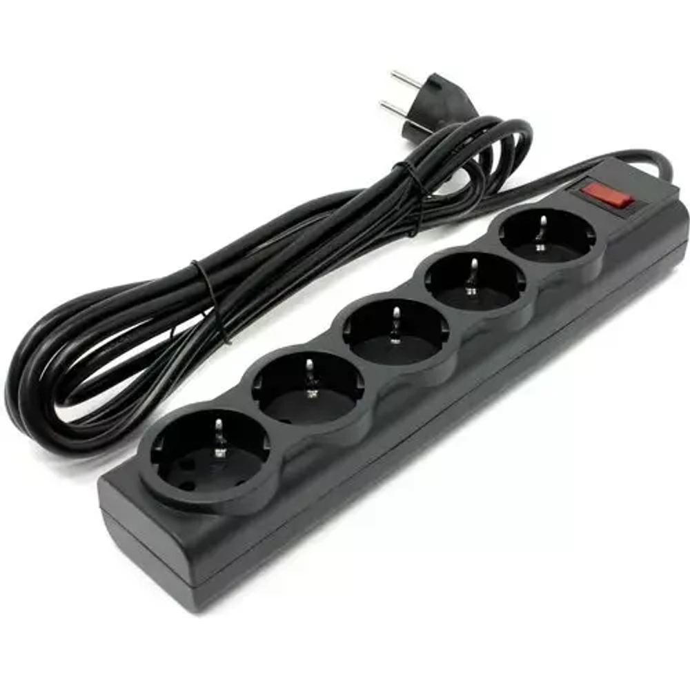 Сетевой фильтр Defender ES LARGO - 5,0 м, 5 розеток черный (ES LARGO - 5) Сетевой фильтр Defender ES LARGO - 5,0 м, 5 розеток черный (ES LARGO - 5)