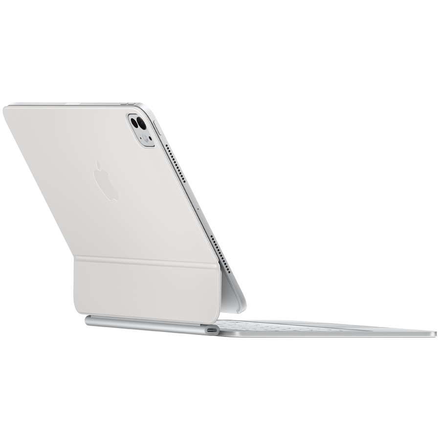 Чехол-клавиатура Apple Magic Keyboard для iPad Pro 11‑inch (M4,M5) Русская раскладка, Белый, A2975 (MWR03RS/A)