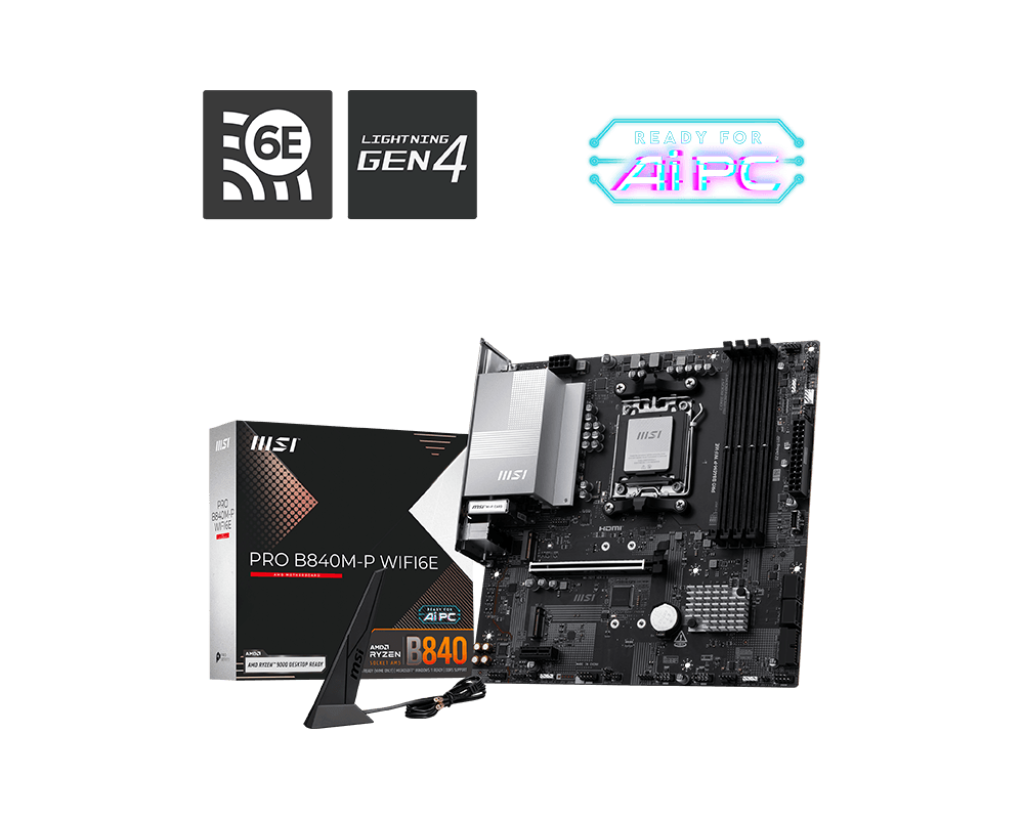 Материнская плата MSI PRO B840M-P WIFI6E (PRO B840M-P WIFI6E)